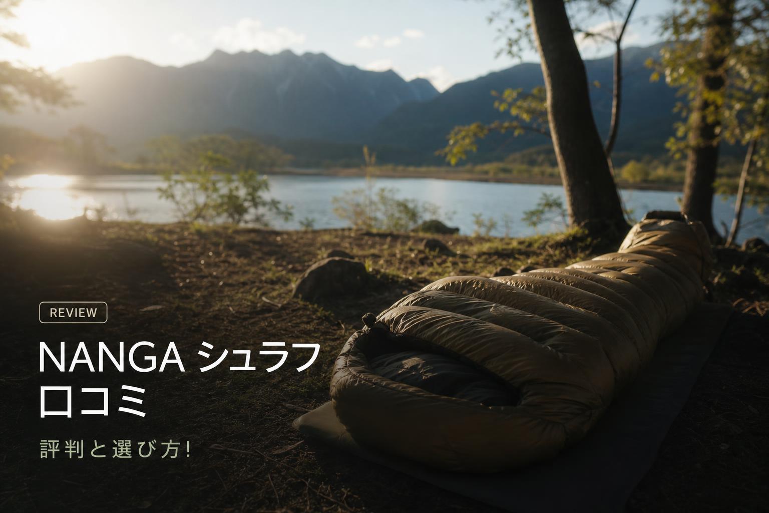 NANGA シュラフ 口コミ｜評判と選び方