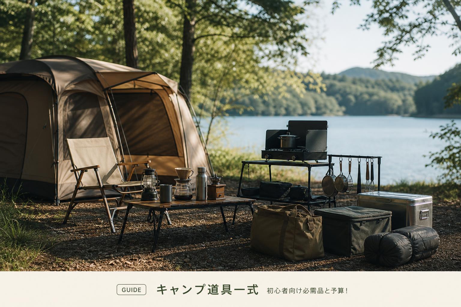 キャンプ道具一式｜初心者向け必需品と予算