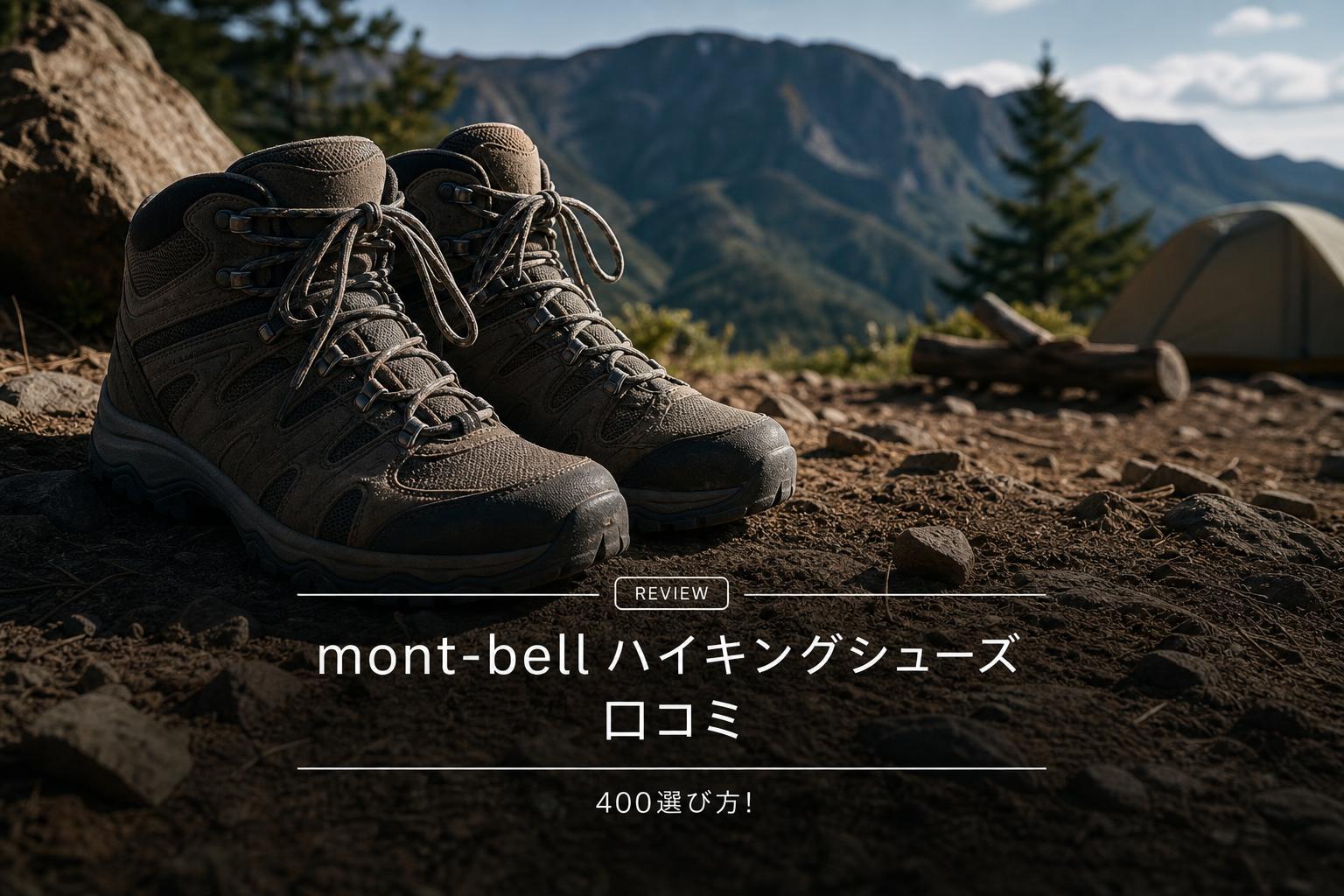 mont-bell ハイキングシューズ 口コミ｜400選び方