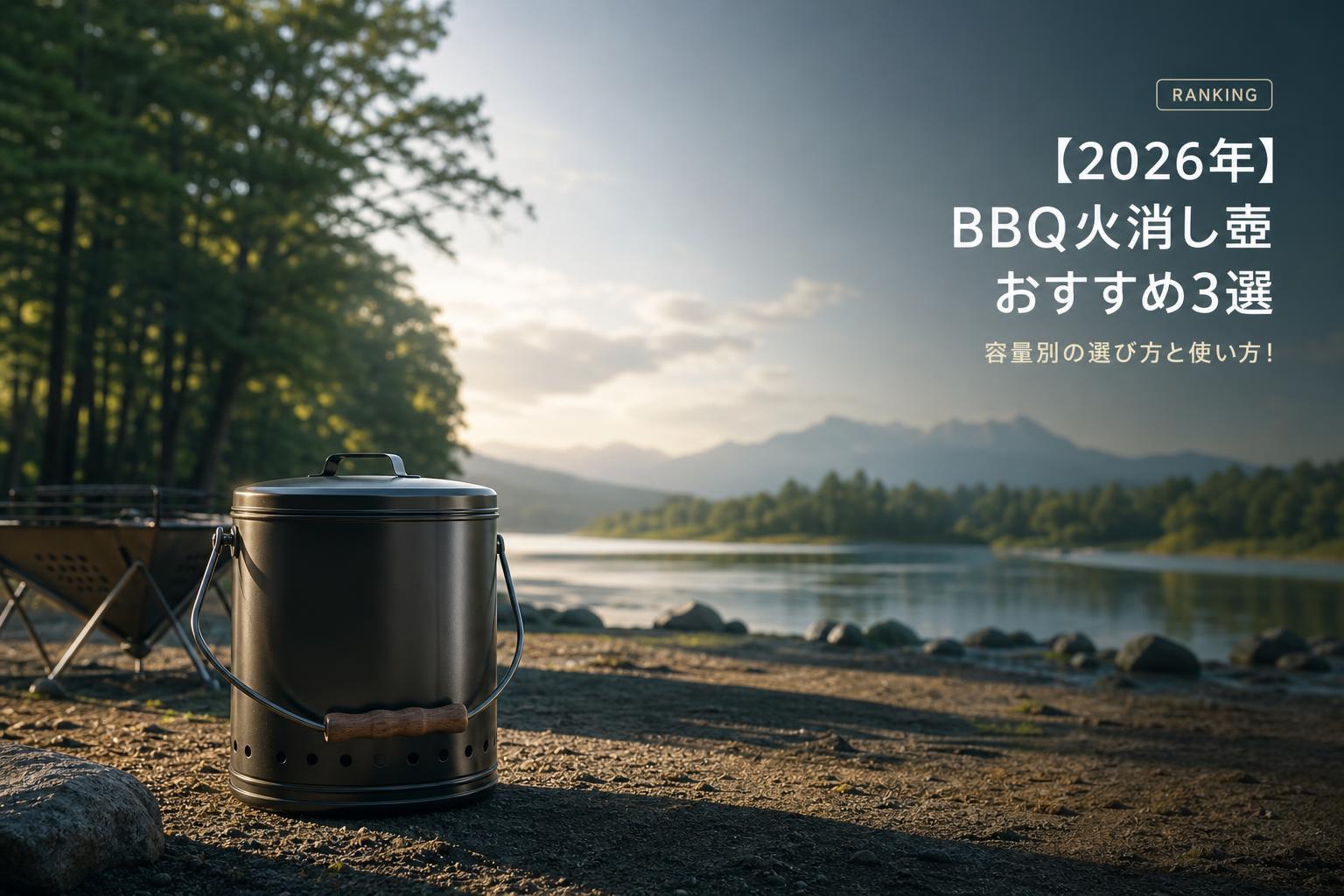 【2026年】BBQ 火消し壺 おすすめ5選｜容量別の選び方と安全な使い方