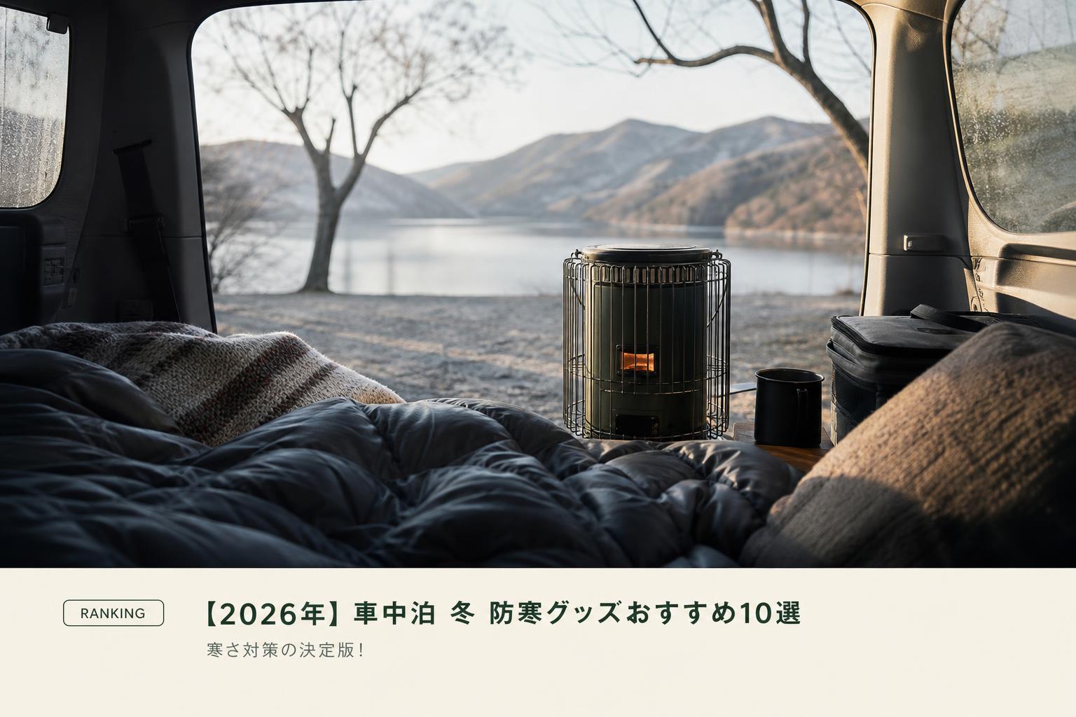 【2026年】車中泊 冬 防寒グッズおすすめ10選｜寒さ対策の決定版