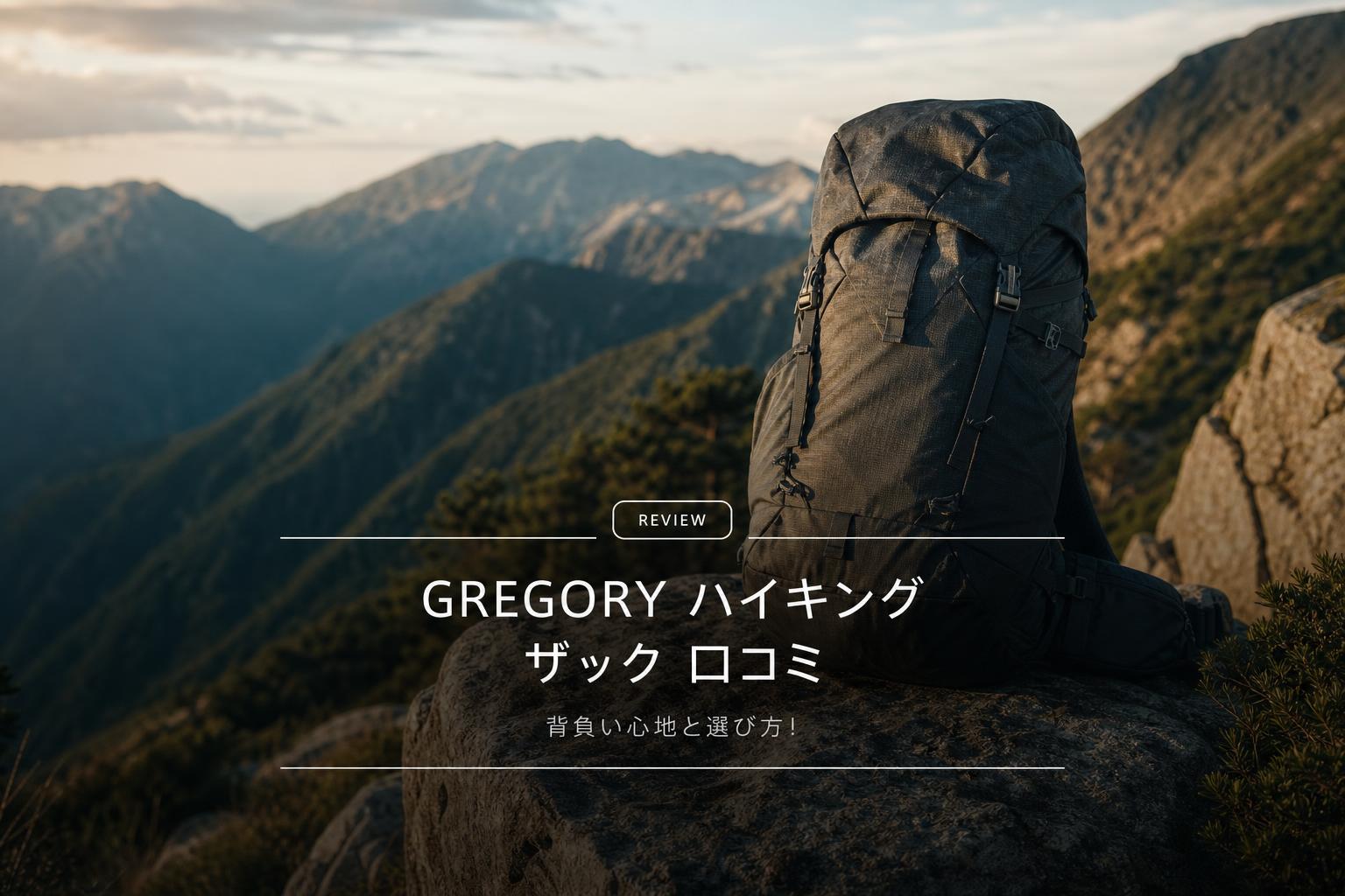 GREGORYハイキングザック口コミと選び方