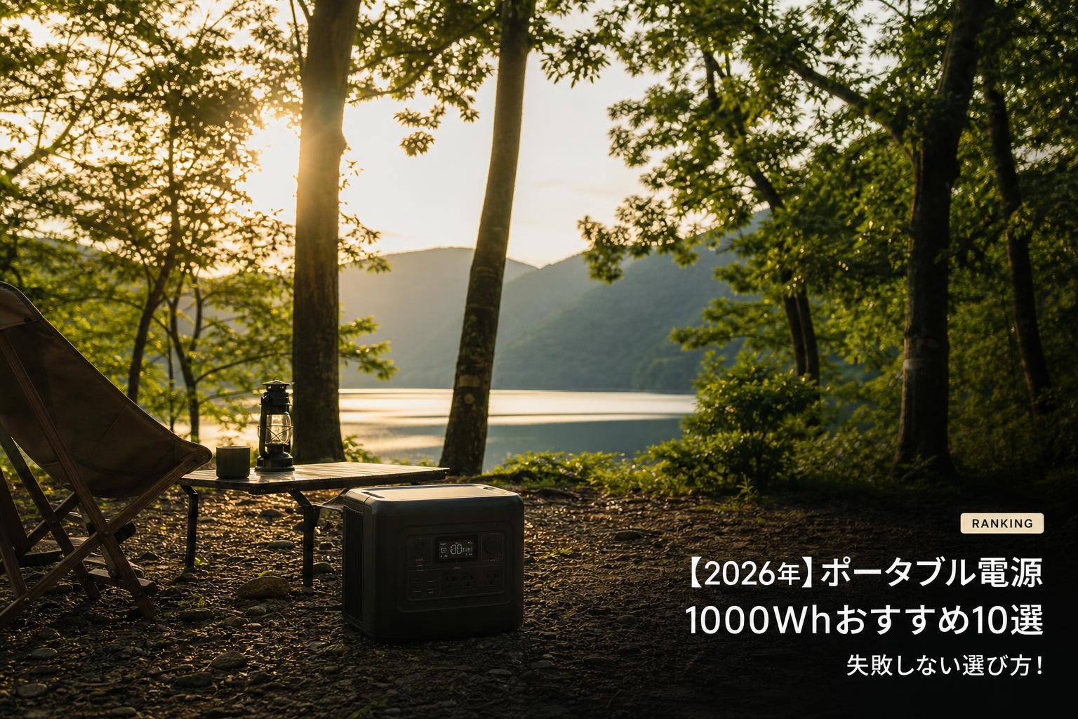 【2026年】ポータブル電源 1000Whおすすめ10選｜失敗しない選び方