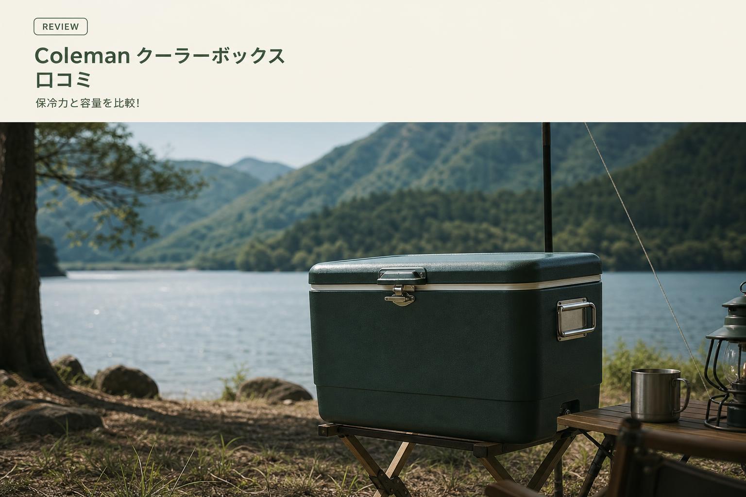 Coleman クーラーボックス 口コミ｜容量と保冷力を比較