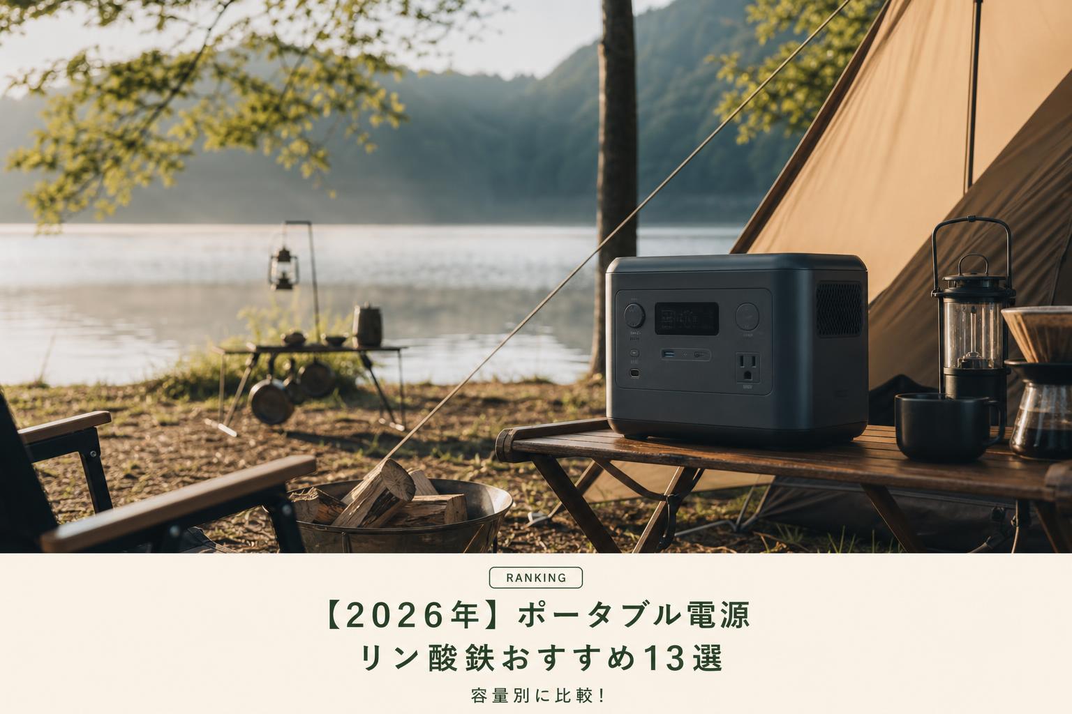 【2026年】ポータブル電源 リン酸鉄おすすめ13選｜容量別に比較