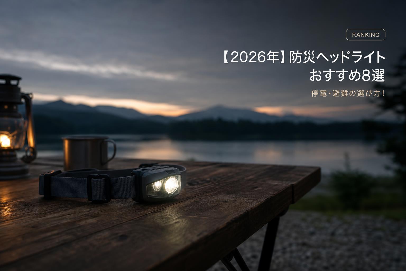 【2026年】防災ヘッドライトおすすめ8選｜停電・避難の選び方