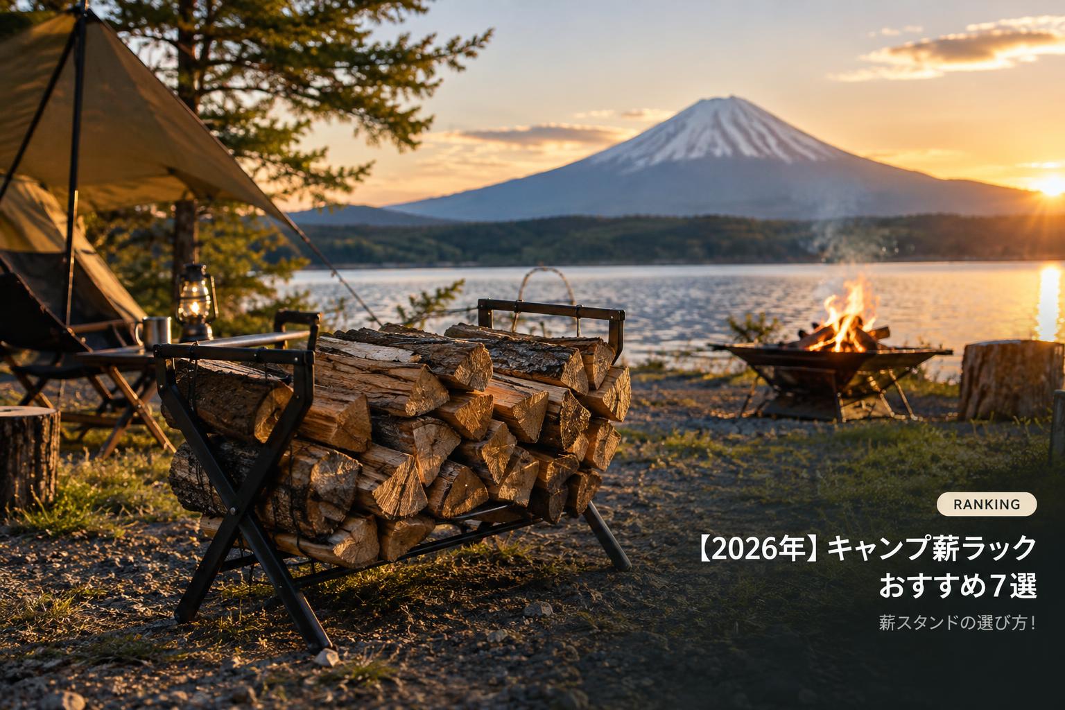 【2026年】キャンプ薪ラックおすすめ7選｜薪スタンドの選び方