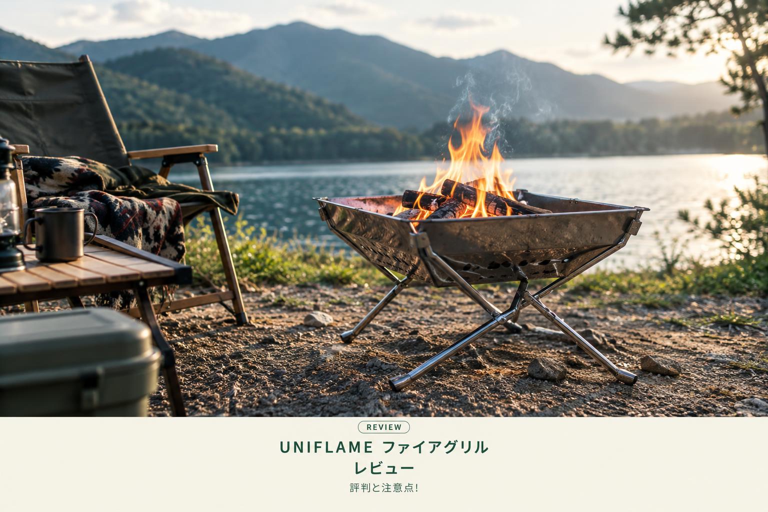 UNIFLAME ファイアグリルレビュー｜3〜4人向け？