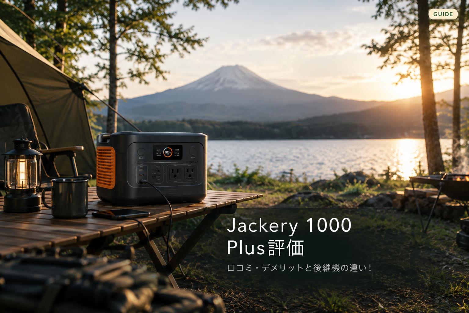 Jackery 1000 Plus評価｜口コミ・デメリットと後継機の違い