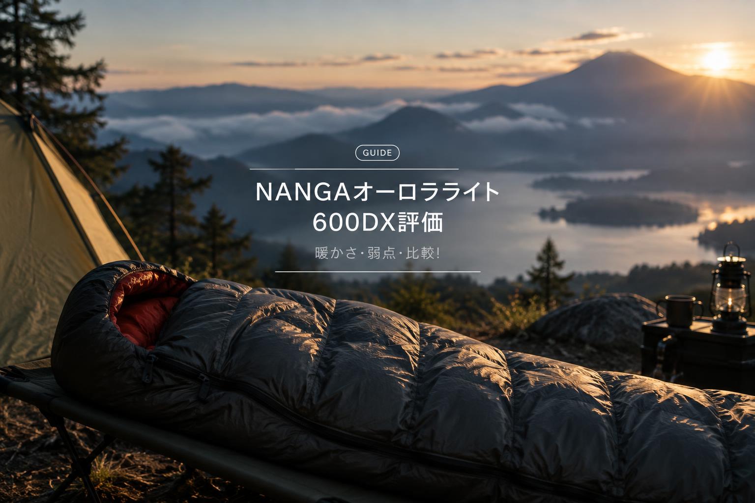 NANGAオーロラライト600DX評価｜暖かさ・弱点・比較