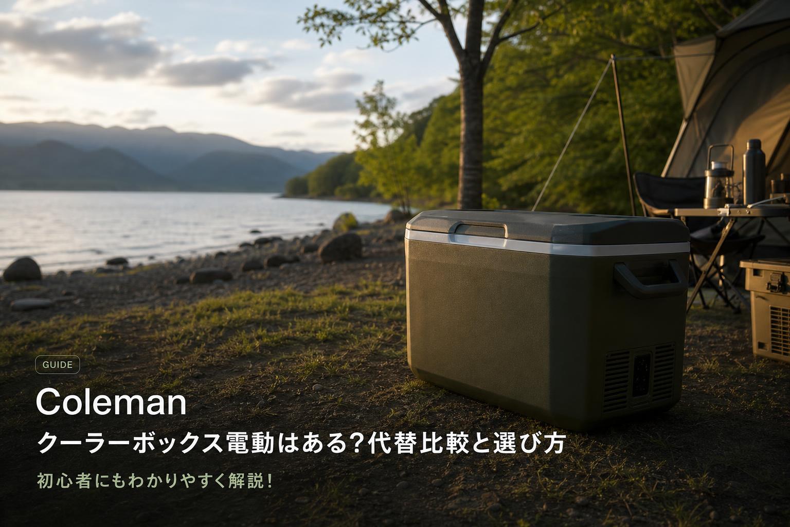 Coleman クーラーボックス電動はある？代替比較と選び方